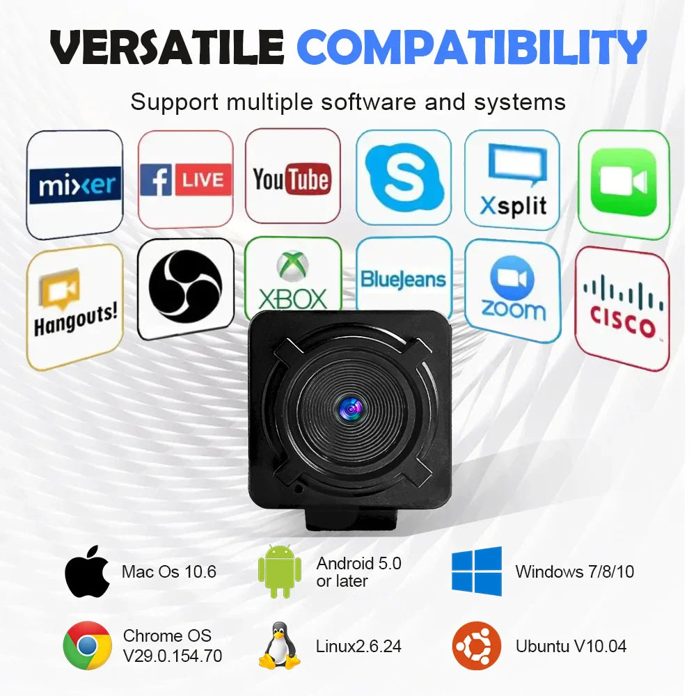 Mateus -4K Webcam for Pc 1080P 30FPS USB